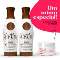 Kit Portier Cacao Progressiva 1L com brinde Kit Portier Cacao Progressiva 1L com brinde