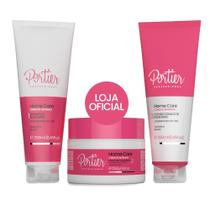 Kit Portier Home Care Equilíbrio - Pós Progressiva Para Cabelos Normais Kit Portier Home Care Equilíbrio - Pós Progressiva Para Cabelos Normais