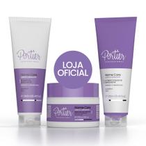 Kit Portier Home Care - Pós Progressiva Para Cabelos Loiros e Grisalhos Kit Portier Home Care - Pós Progressiva Para Cabelos Loiros e Grisalhos
