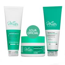 Kit Portier Home Care Reconstrutor - Pós Progressiva Para Cabelos Quimicamente Ressecados Kit Portier Home Care Reconstrutor - Pós Progressiva Para Cabelos Quimicamente Ressecados