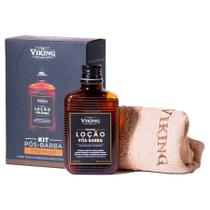 Kit Pós Barba Premium: Loção Pós Barba 100mL + Toalha Tradition Viking