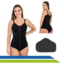 Kit Pós-Cirúrgico Abdominoplastia Cinta Tipo Body e Placa em Espuma New Form
