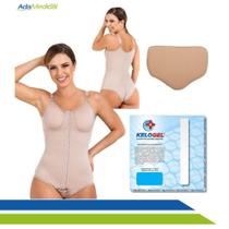 Kit Pós-cirúrgico Completo com Cinta Body Placa Abdominal e Fita de Silicone Kit Pós-cirúrgico Completo com Cinta Body Placa Abdominal e Fita de Silicone