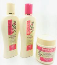 Kit Pós coloração Bio Extratus Shampoo Cond Creme 250g