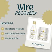 Kit Pos Escova Btox Wire Recovery Biomax Hidrata Nutre Limpa Kit Pos Escova Btox Wire Recovery Biomax Hidrata Nutre Limpa
