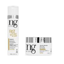 Kit Pós Fast Liss Shampoo e Máscara Ng de France 300ml