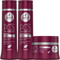 Kit Pós Progressiva 300gr Haskell (3 itens) Efeito liso prolongado