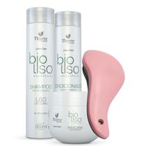 Kit Pos Progressiva Bio Liso home Care Escova Mágica Thyrre Kit Pos Progressiva Bio Liso home Care Escova Mágica Thyrre