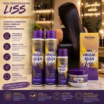 Kit Pós Progressiva Liss Rhenuks Shampoo Condicionador Finalizador Máscara 4 Itens Kit Pós Progressiva Liss Rhenuks Shampoo Condicionador Finalizador Máscara 4 Itens