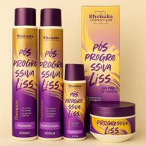 Kit Pós Progressiva Rhenuks Liss Brilho e Redução de Frizz Kit Pós Progressiva Rhenuks Liss Brilho e Redução de Frizz