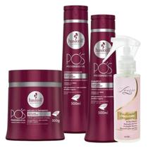 Kit Pós Progressiva Sh + Cond + Máscara 500ml + Finalizador Obrigatório Lourre 120ml