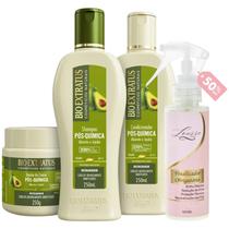 Kit Pós Química 1 Shampoo 1 Cond 1 Banho 250ml + Finalizador Obrigatório Lourre 120ml Kit Pós Química 1 Shampoo 1 Cond 1 Banho 250ml + Finalizador Obrigatório Lourre 120ml