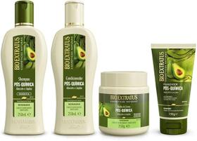 Kit Pós-química Bio Extratus 250ml 4 itens Kit Pós-química Bio Extratus 250ml 4 itens