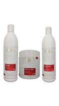 Kit Pós Quimica Capilar - Shampoo, Condicionador e Máscara 500g Kit Pós Quimica Capilar - Shampoo, Condicionador e Máscara 500g
