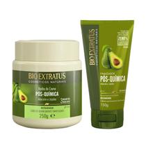 Kit Pós química finalização capilar 1 Banho de creme 250ml 1 Finalizador 150ml