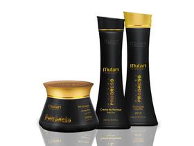 Kit Pós Química Manutenção Pós Progressiva Tratamento AntiDanos Química E Chapinha Redução De Volume