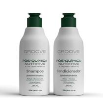 Kit Pós Química Nutritive Aloe Vera Shampoo e Condicionador Groove Professional 2x300ml