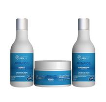 KIT pós química profissional Techno Pro-care argan - 300ml