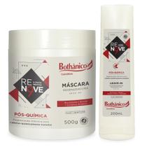 Kit Pós Química Renove Máscara 500ml + Leave In 200ml Bothanico Kit Pós Química Renove Máscara 500ml + Leave In 200ml Bothanico
