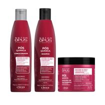 kit Pós Química Shampoo Condicionador e mascara Salon Opus kit Pós Química Shampoo Condicionador e mascara Salon Opus