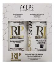 Kit Pós-Química Tratamento Profissional Reparador Reconstrutor Capilar Antiquebra Antiporosidade Hidratante 2x100ml