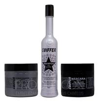 Kit Pós Selante Prata E Pós Progressiva Coiffer 3 Passos