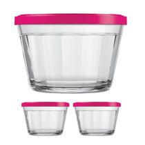 Kit Pote Americano Tampa Sortida Alimentos 600ml Nadir 2Un Kit Pote Americano Tampa Sortida Alimentos 600ml Nadir 2Un