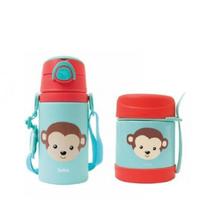 Kit Pote com Talher + Garrafa Térmica Macaco - Buba