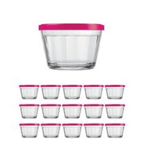 Kit Pote Copo Americano C/Tampa Cor Sortida 150ml Nadir 15Un Kit Pote Copo Americano C/Tampa Cor Sortida 150ml Nadir 15Un