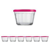 Kit Pote Copo Americano C/Tampa Cor Sortida 150ml Nadir 6Un Kit Pote Copo Americano C/Tampa Cor Sortida 150ml Nadir 6Un