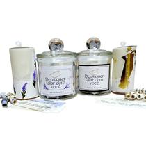 Kit Pote de Bênçãos Versículos Bíblicos e Vela Orgânica
