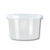 Kit pote e tampa 750 ml. red. c/ 20x25 un. (rioplastic) Kit pote e tampa 750 ml. red. c/ 20x25 un. (rioplastic)