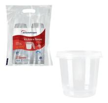 Kit pote e tampa 750ml (cristalcopo) Kit pote e tampa 750ml (cristalcopo)