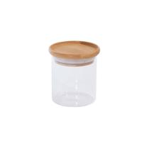 Kit Pote Empilhável com Tampa de Bambu 200ml - 6 Peças Kit Pote Empilhável com Tampa de Bambu 200ml - 6 Peças