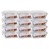 Kit Pote Hemertico Vidro Frezzer Micro-ondas Organizador 370ml Jogo 12 Un Kit Pote Hemertico Vidro Frezzer Micro-ondas Organizador 370ml Jogo 12 Un