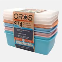 Kit Pote Hermético Oros 1500ml - Linha Orion