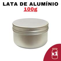 Kit Pote Lata Alumínio Multiuso Prata Vela, Creme,