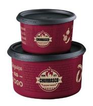 Kit Pote Master 1,5L + Mini Instantânea 575ml Churrasco Sabor na Brasa Tupperware