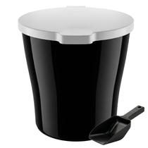 Kit Pote Organizador De Ração 15 Kg Grande Com Tampa Vedada E Pá Dosadora Kit Pote Organizador De Ração 15 Kg Grande Com Tampa Vedada E Pá Dosadora
