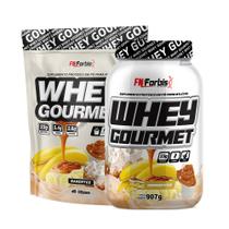 Kit Pote + Refil Whey Protein Gourmet - FN Forbis Nutrition
