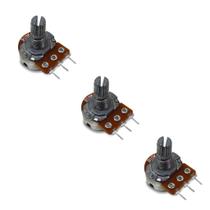 Kit Potenciômetro Linear Tipo B Ø7mm 10KΩ