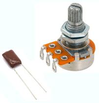 kit potenciômetro SPIRIT B500K + capacitor 0.022uF humbucker