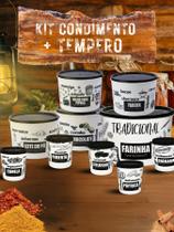 Kit potes 10 Pote palstico bpa free Porta tempero e Condimentos Coloridos Kit potes 10 Pote palstico bpa free Porta tempero e Condimentos Coloridos