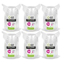 Kit Potes Bowl Descartáveis 750ml GourMax c/120 Un Freezer e Microondas para Marmitas, Sobremesas e Porções Práticas Top