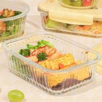 Kit Potes Canelados 1520ML Hermetico Lancheira/Marmita 3Un