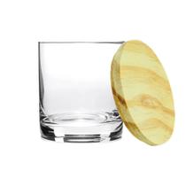 Kit Potes de Vidro Patê/Whisky 220ml Transparente Com Tampa