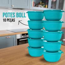 kit potes hermetico plastico 1 litro cozinha boll