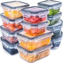 Kit Potes Herméticos de Vidro Burossilicado Premium Fit