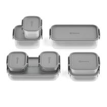 Kit Potes Herméticos Electrolux 8 Peças com Vedação BPA Free para Armazenar Alimentos Kit Potes Herméticos Electrolux 8 Peças com Vedação BPA Free para Armazenar Alimentos