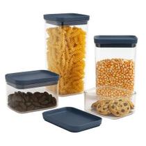 Kit Potes Herméticos Organizadores Electrolux Experience 6 Un Empilhável Modular Kit Potes Herméticos Organizadores Electrolux Experience 6 Un Empilhável Modular